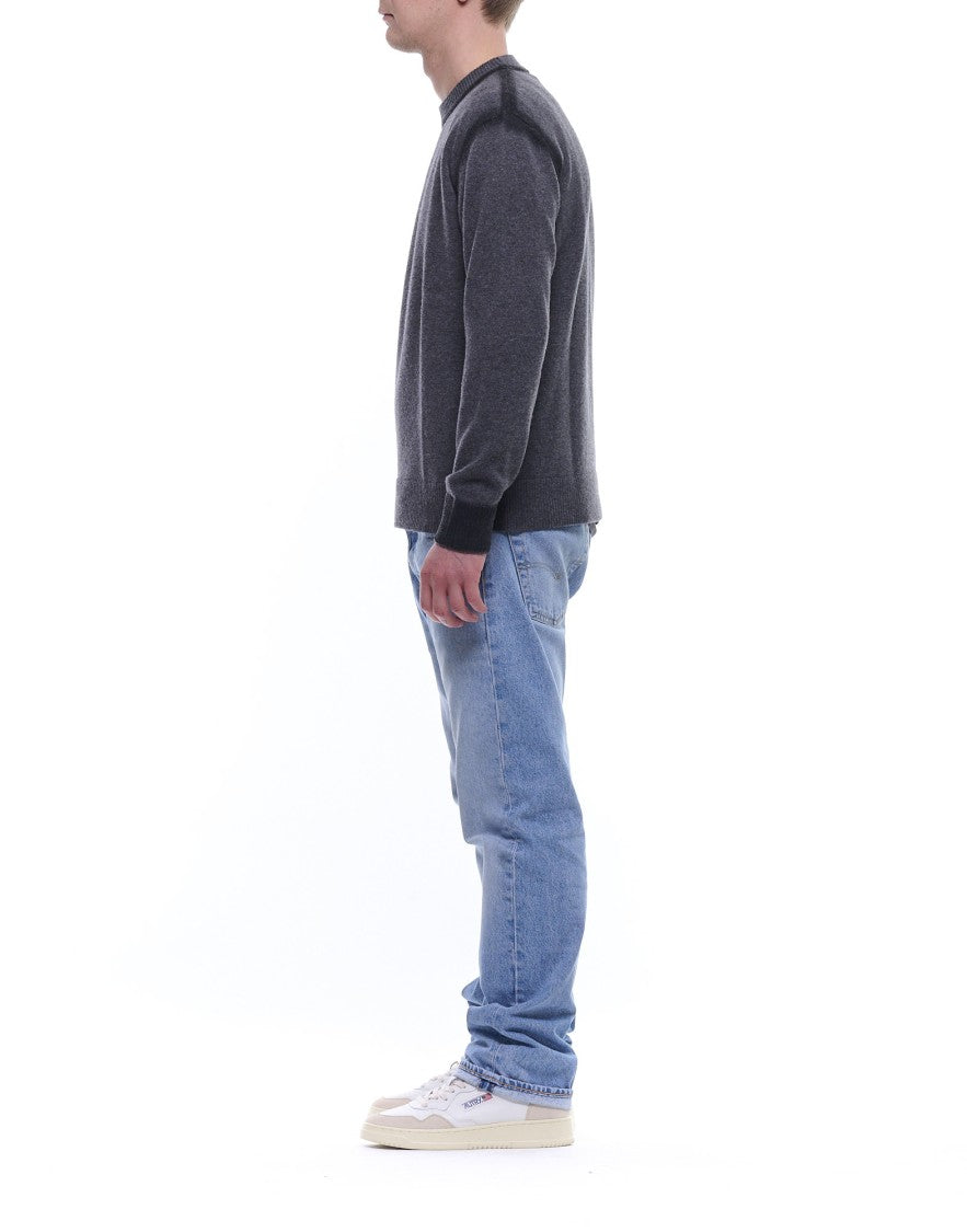 Atomofactory Black Airbrush Crewneck Sweater