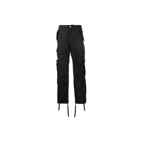 Rhude Cargo-Style Straight-Leg Pants With Adjustable Hem And Utility Pockets