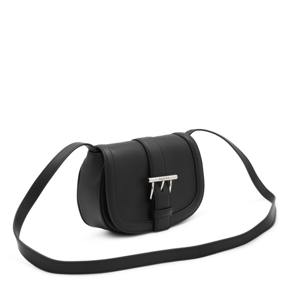 Alexander Mcqueen Black Leather Shoulder Bag