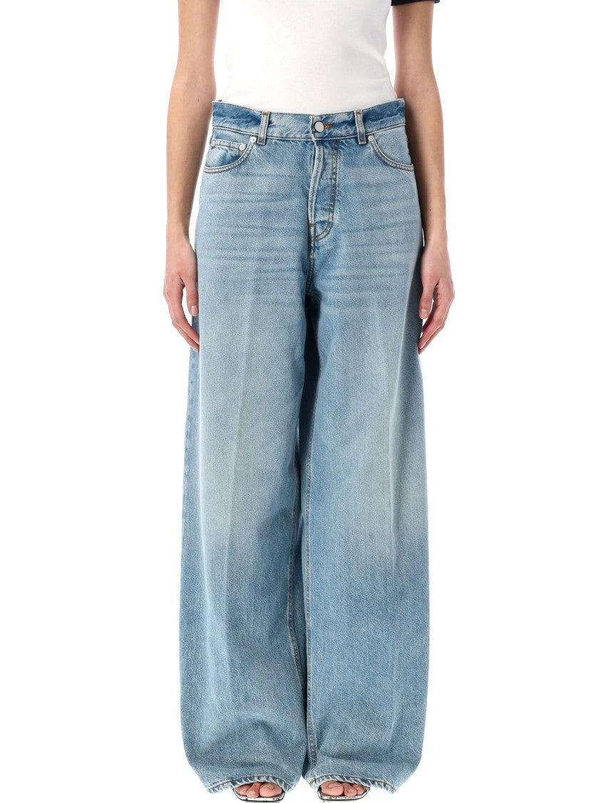 Haikure Bethany Wide-Leg High-Waist Denim Jeans