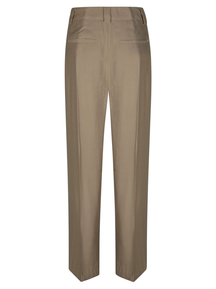 Dondup Straight Leg Smooth Tailored Trousers