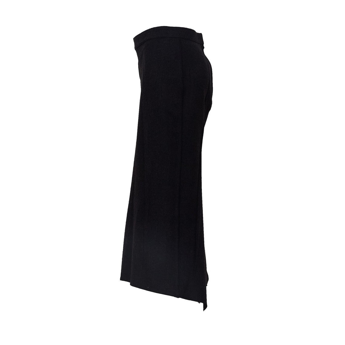 Victoria Beckham Pressed Flannel Fit-And-Flare Midi Skirt