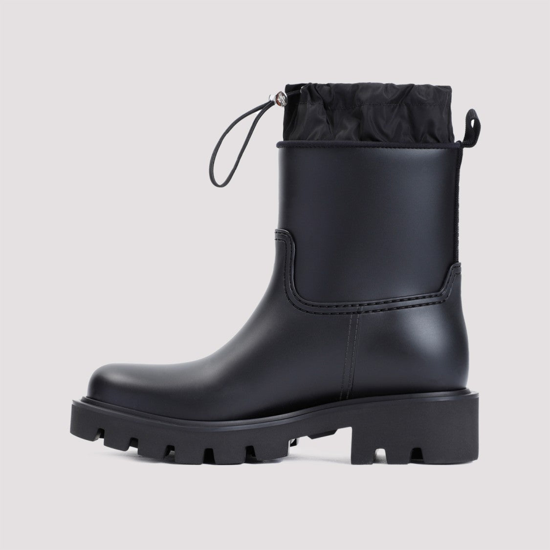 Moncler Kickstream Black Pvc Boots