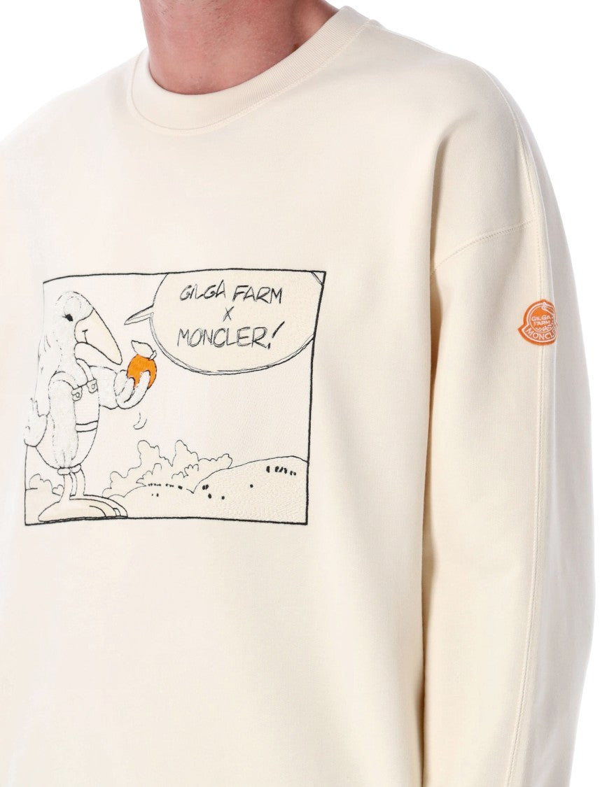 Moncler X Donald Glover Relaxed Fit Crew Neck Sweatshirt