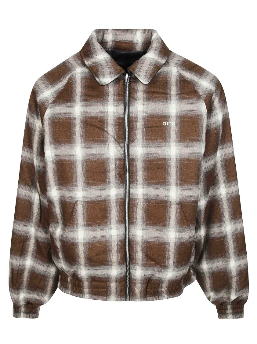 Arte Reversible Plaid Jacket