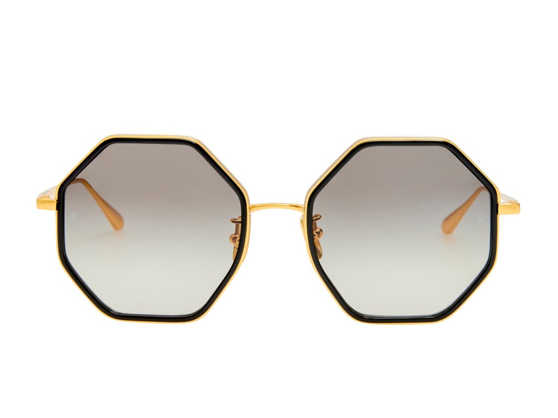 Linda Farrow Gold Lfl1709 Gradient Octagonal Sunglasses