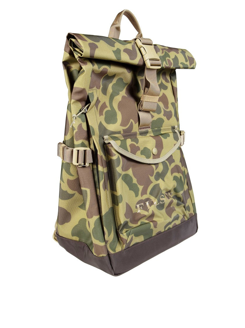 Filson Roll Top Camouflage Nylon Backpack