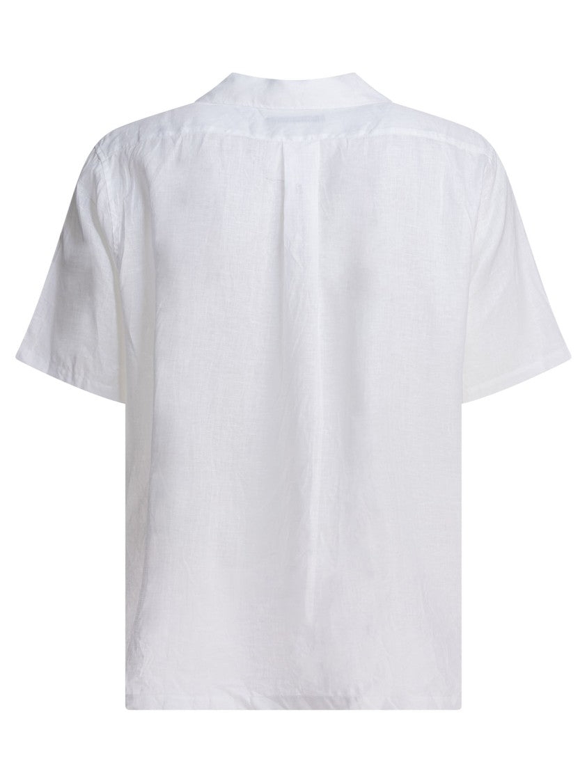 Nonnative Classic Short-Sleeved Linen Shirt