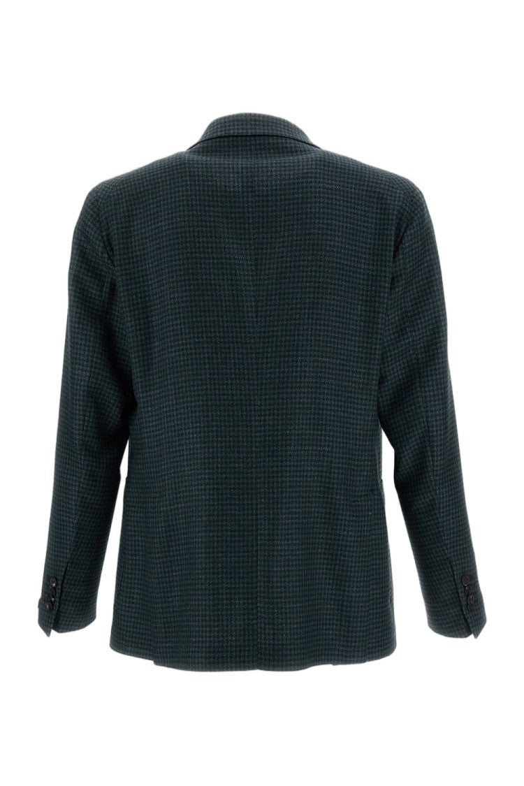 Tagliatore Monte Carlo Houndstooth Wool-Blend Blazer