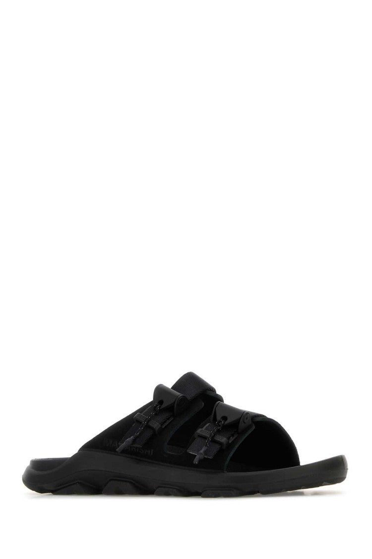 Birkenstock Black Suede Mogami Terra Tech Slippers