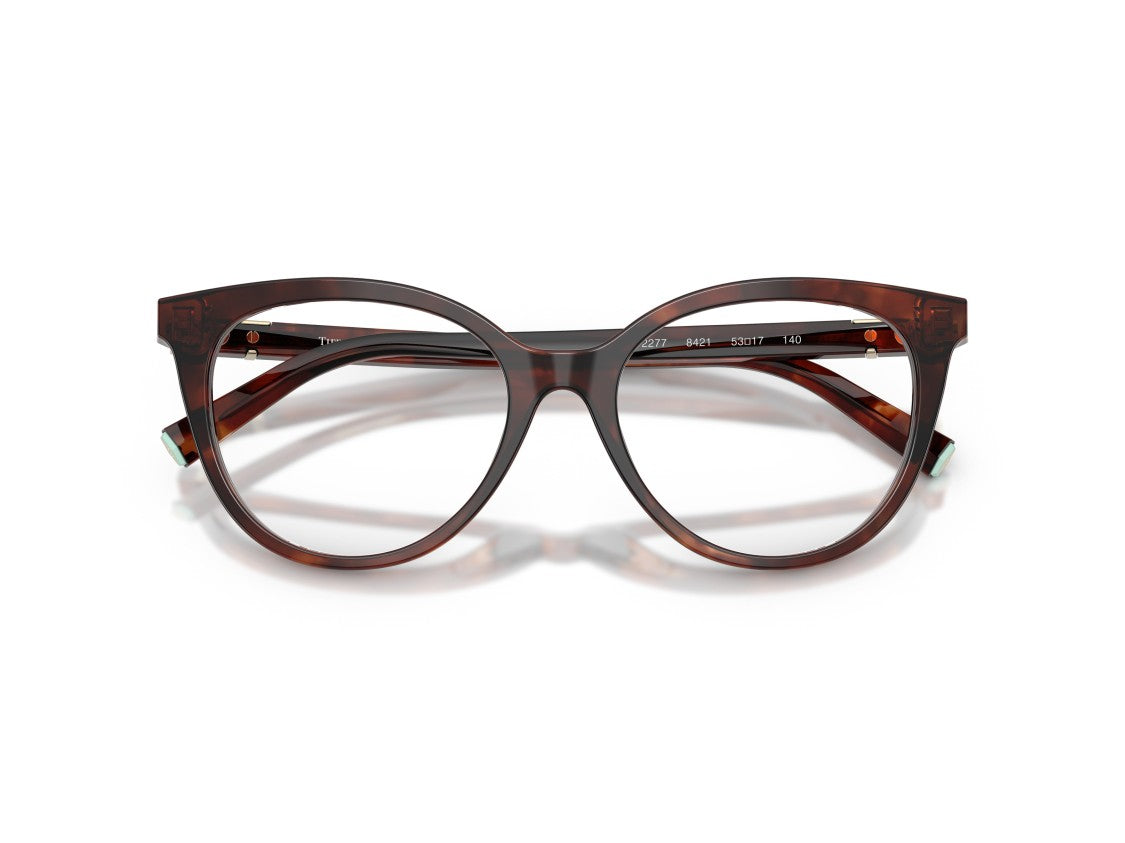 Tiffany & Co. Gold 0Tf2277 Tortoiseshell Cat-Eye Sunglasses