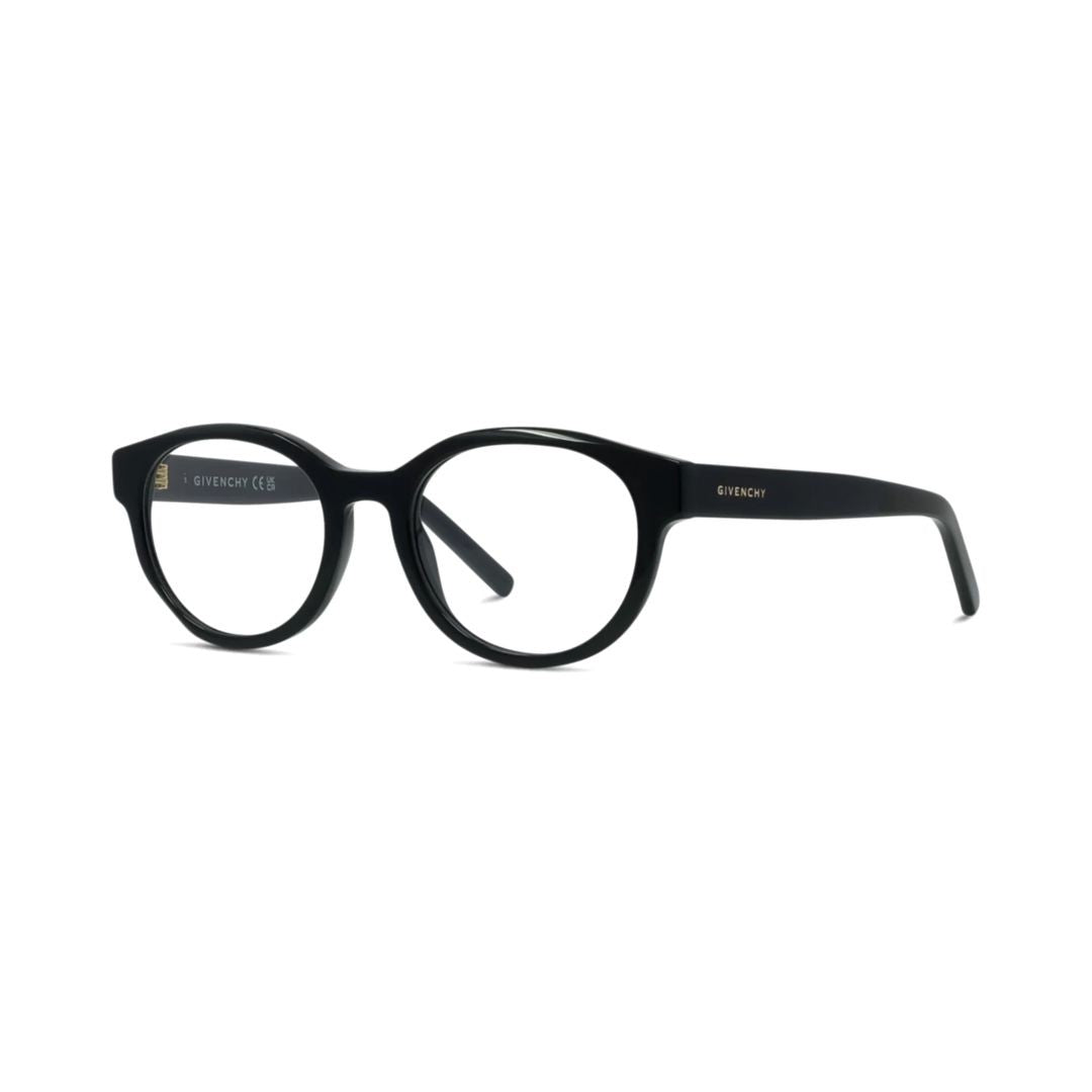 Givenchy Gv50095i Classic Round Frame Sunglasses With Glossy Black Finish