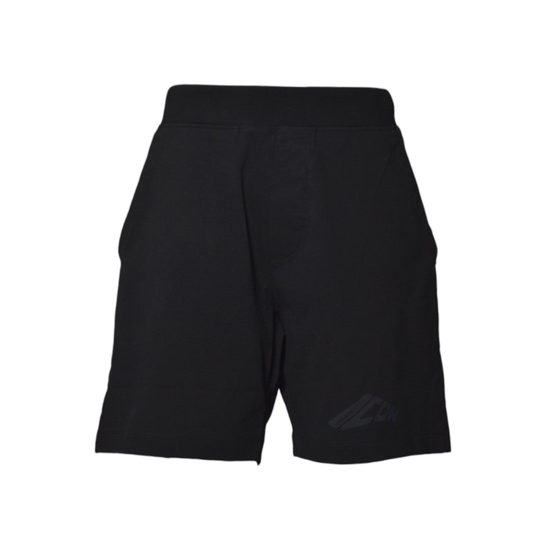 Dsquared2 Black Cotton Icon New Generation Bermuda Shorts