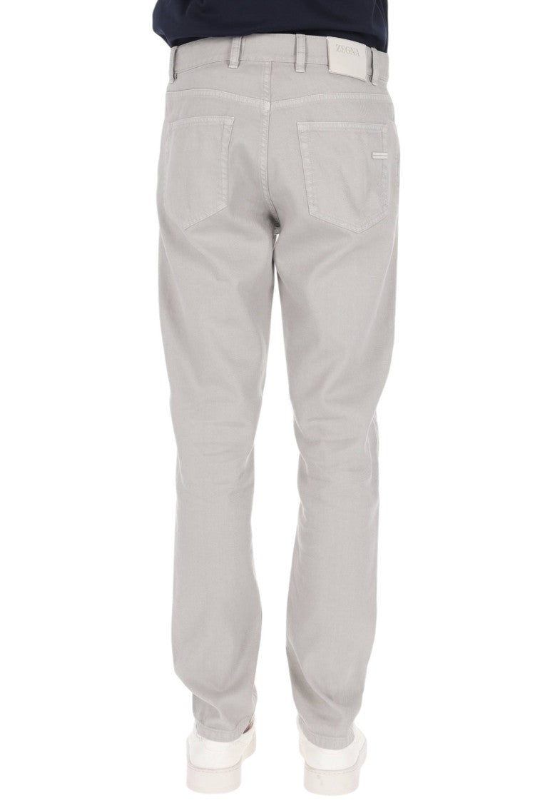 Zegna Roccia Marble Cotton Five-Pocket Pants