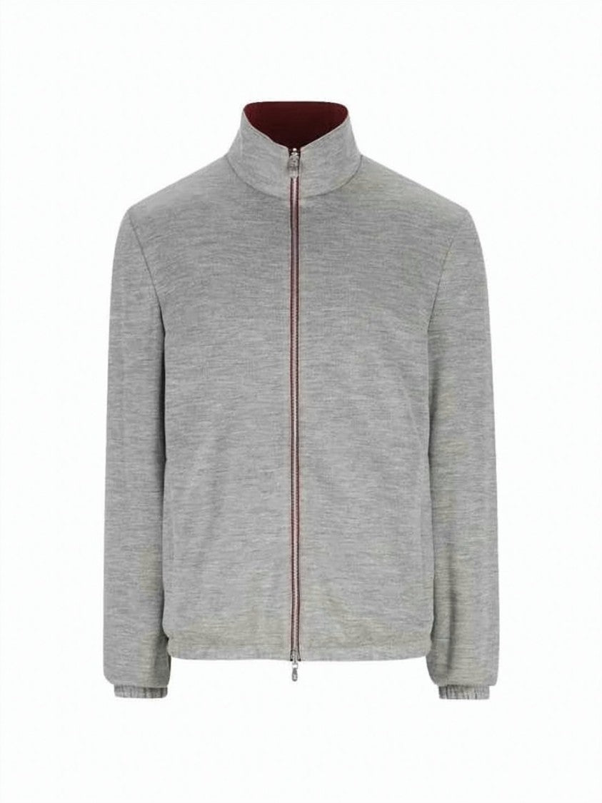 Brunello Cucinelli Reversible Nylon Bomber Jacket