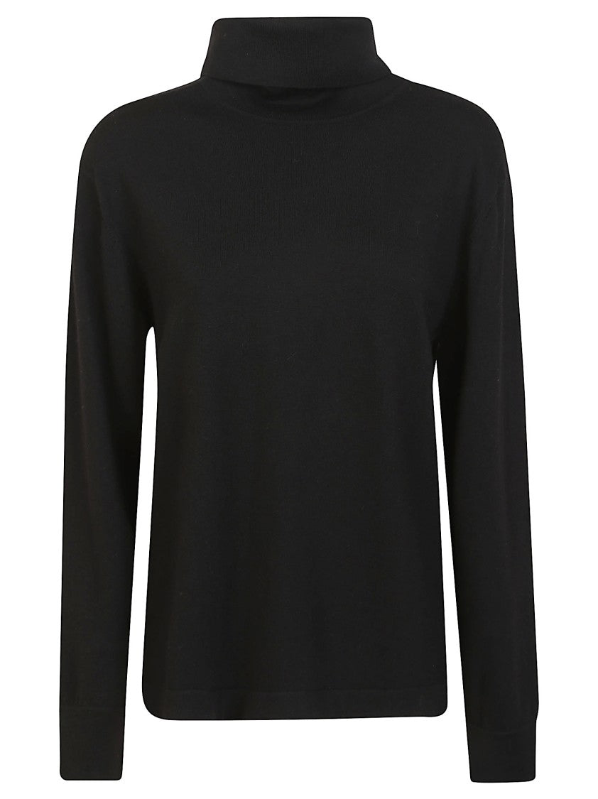 P.A.R.O.S.H. Ribbed Turtleneck Sweater With Buttoned Cuffs