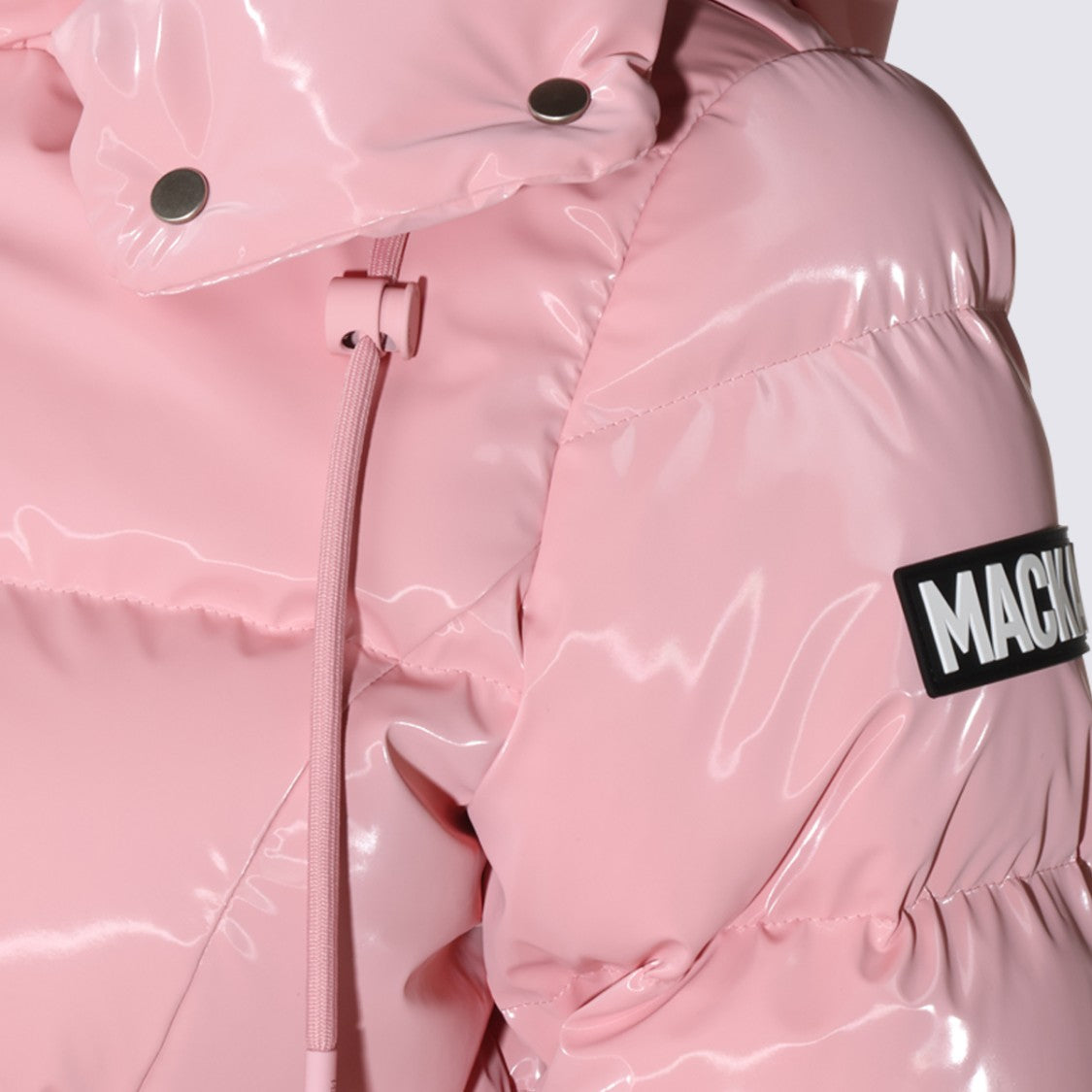 Mackage Glossy Hooded Down Jacket