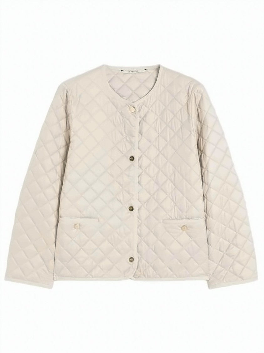 Max Mara Cropped Casual Jacket With Classic Collar And Button-Down Front