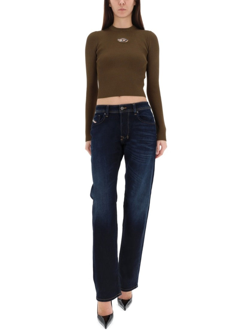 Diesel M-Valari Ribbed Cut-Out Top