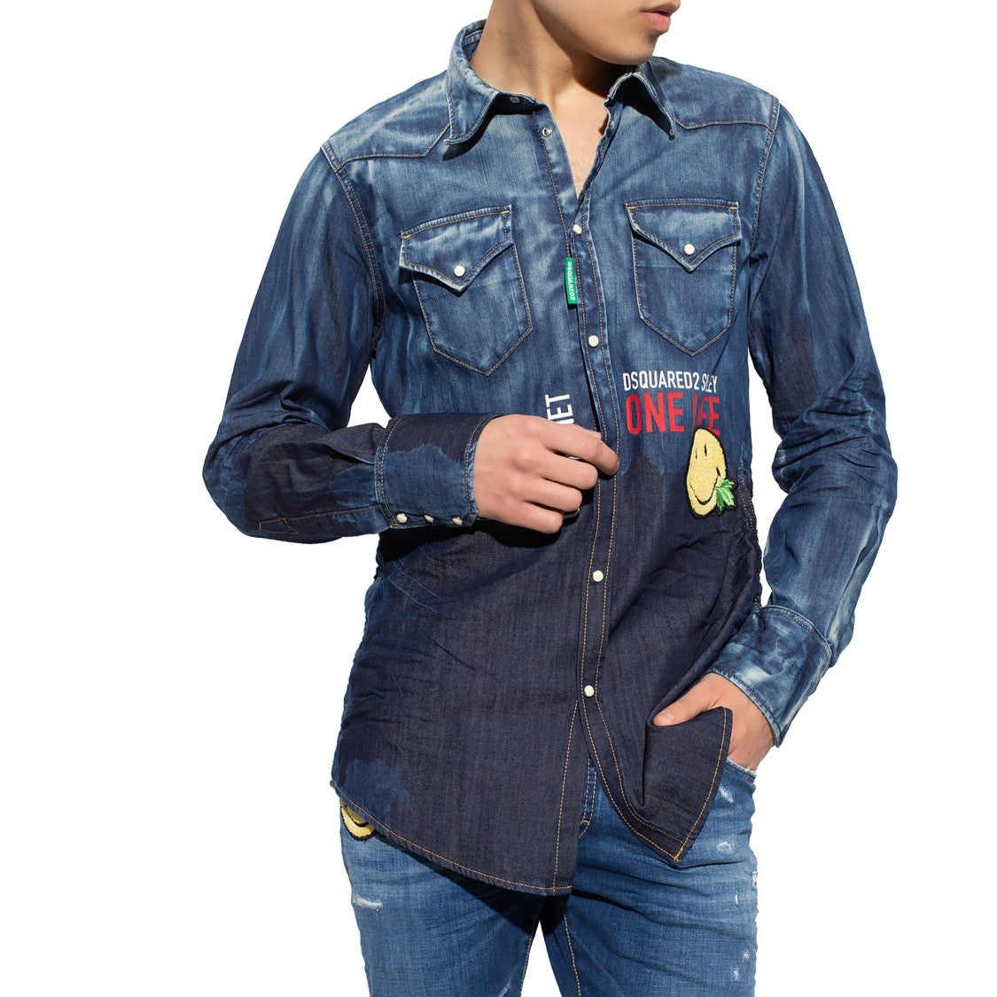 Dsquared2 X Smiley Denim Shirt