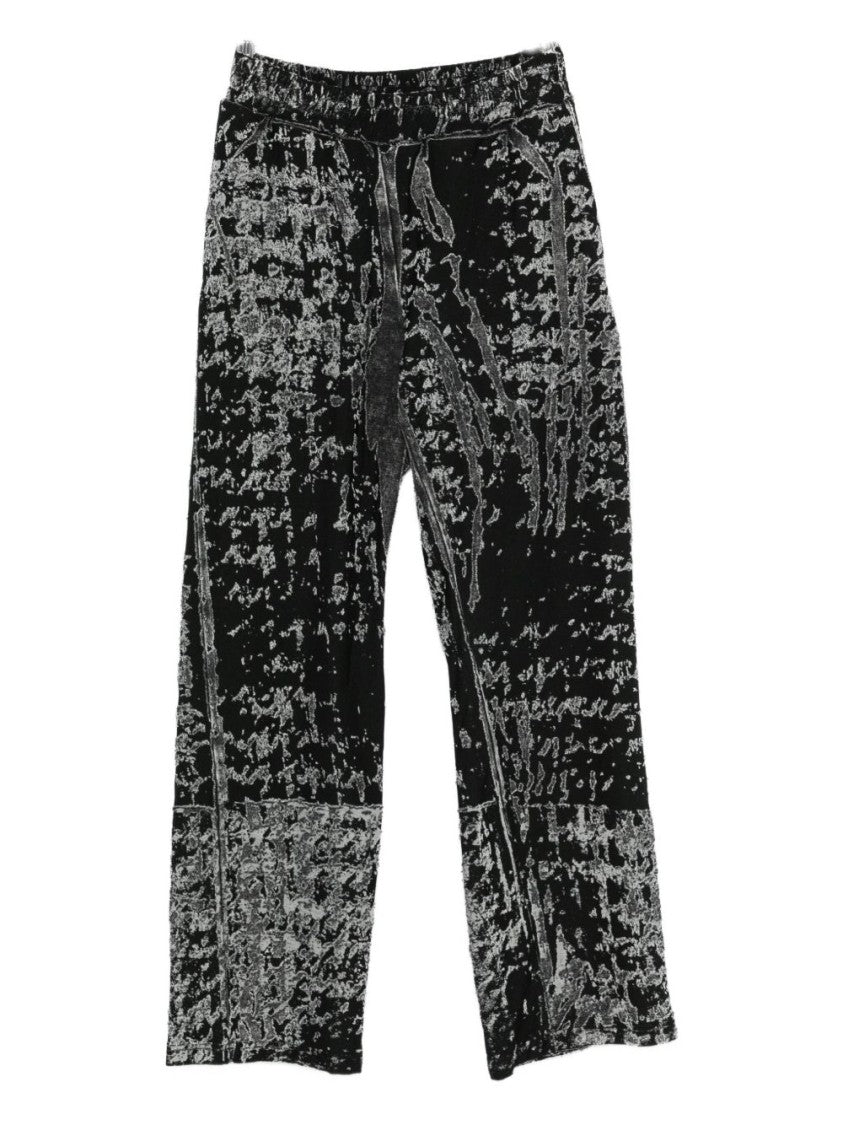 Diesel Panelled Black Trousers