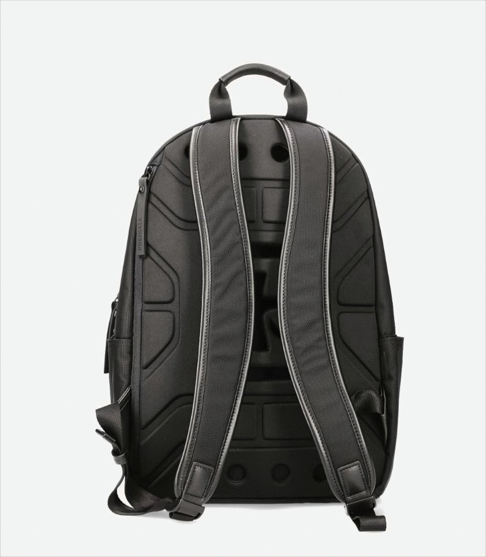 Premiata Structured Backpack With Leather Inserts