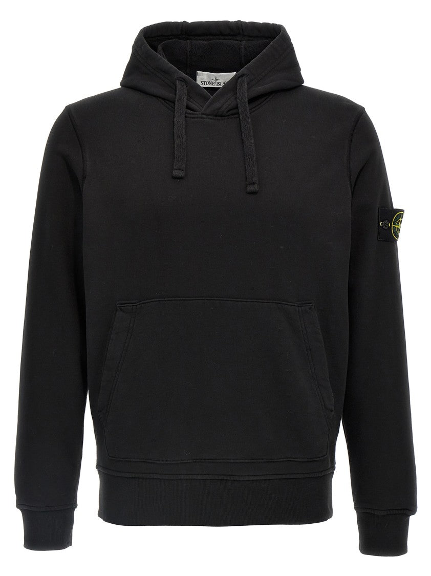 Stone Island Logo Badge Hoodie