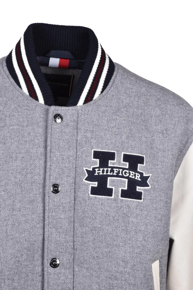 Tommy Hilfiger College Jacket - Grey