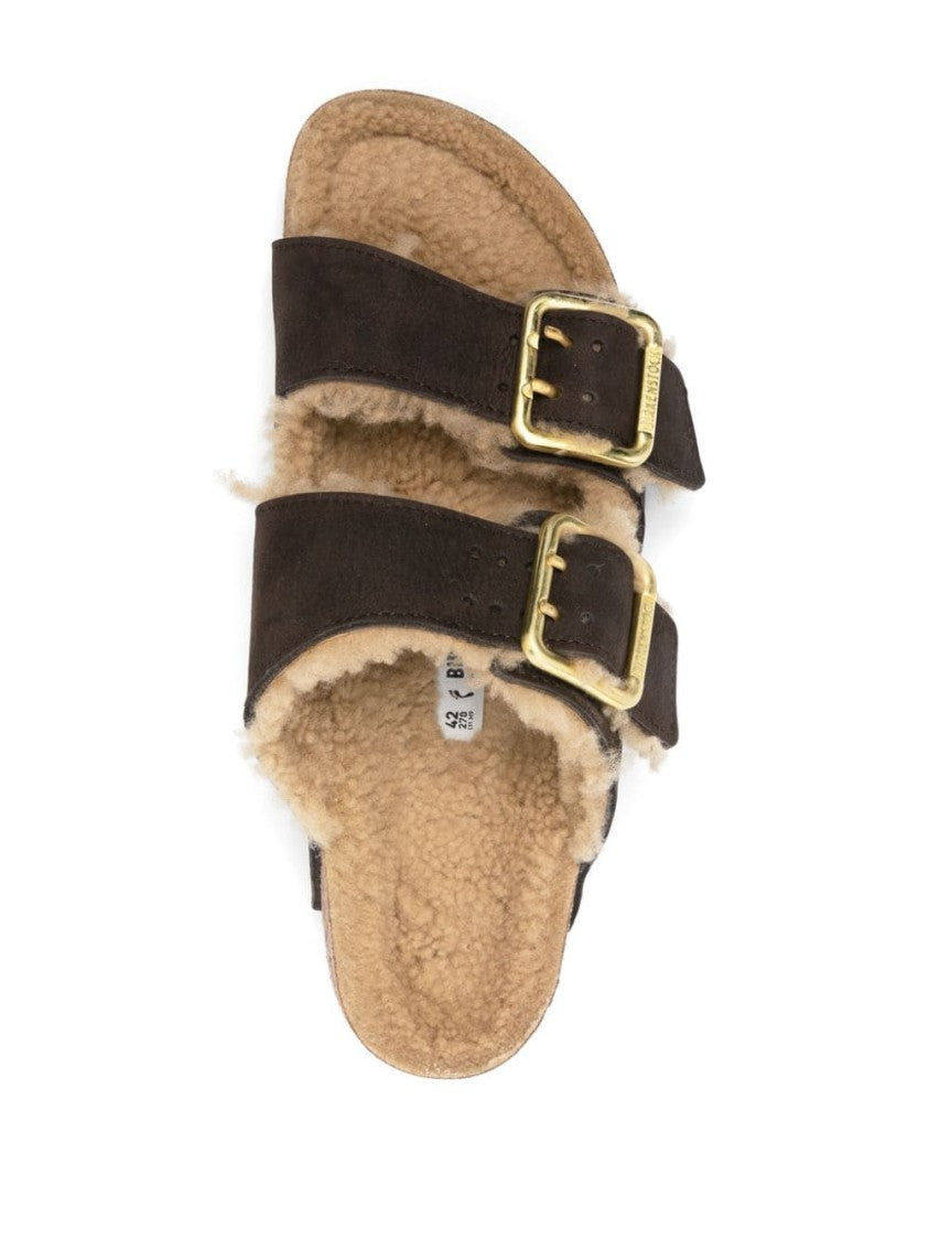 Birkenstock Duble-Strap Sherling Slides