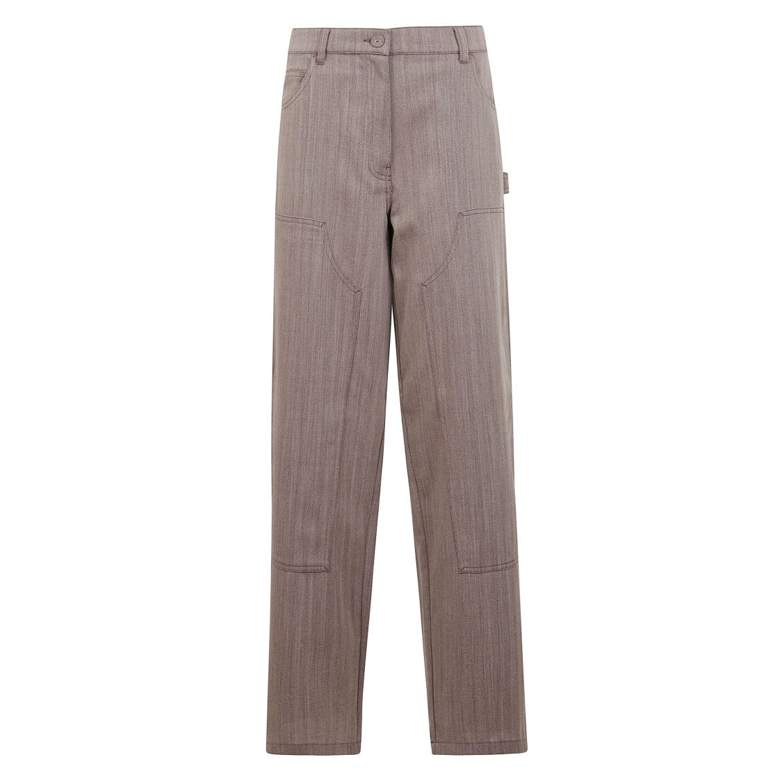 Golden Goose Light Brown Wool Blend Trousers