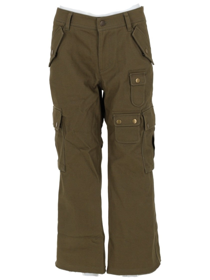 Isabel Marant Neutrals Josine Straight Cut Cargo Pants