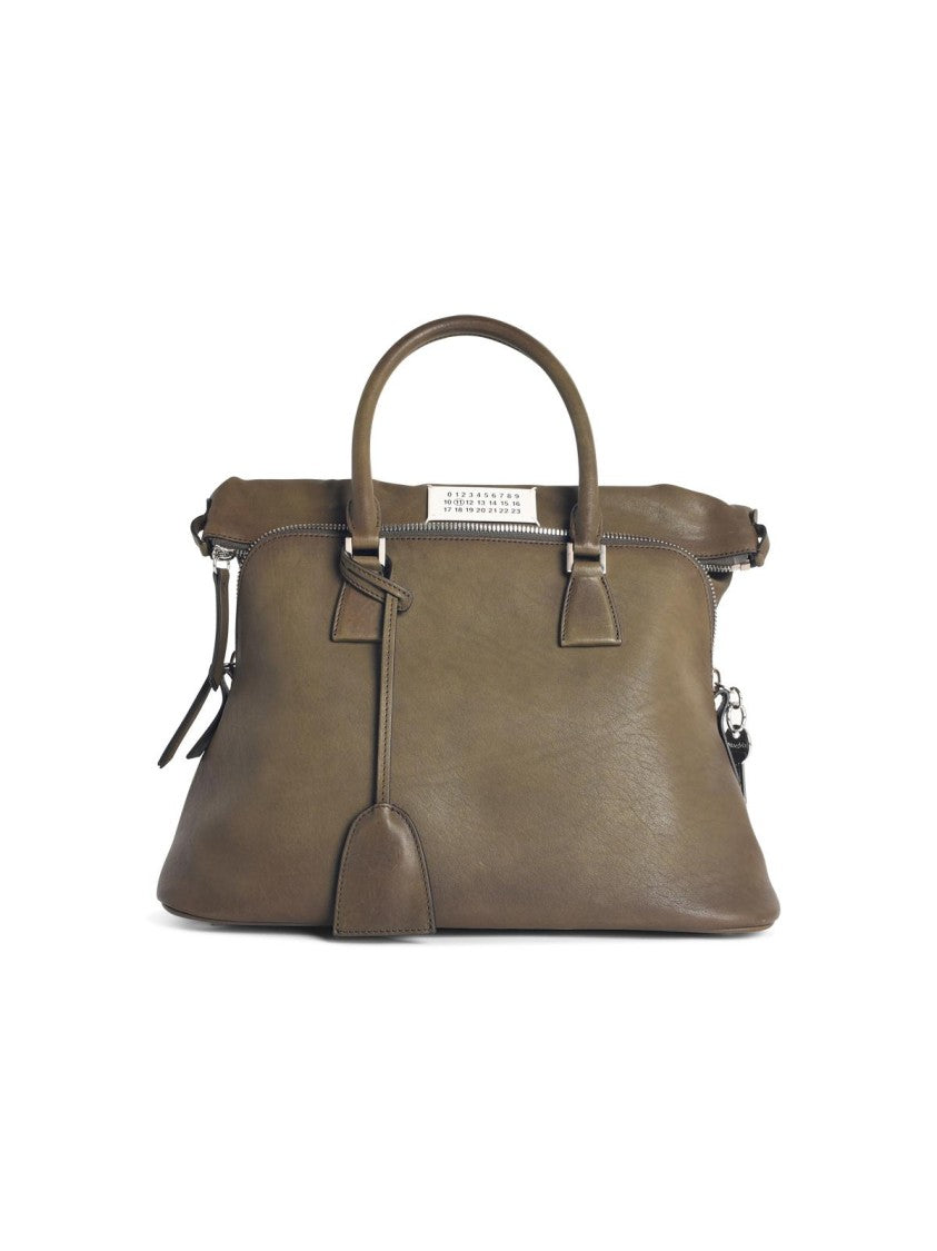 Maison Margiela '5Ac' Green Leather Bag