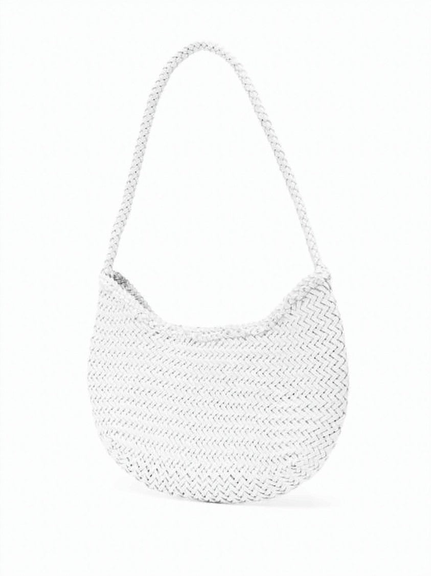 Dragon Diffusion Crescent-Shaped Calf Leather Shoulder Bag