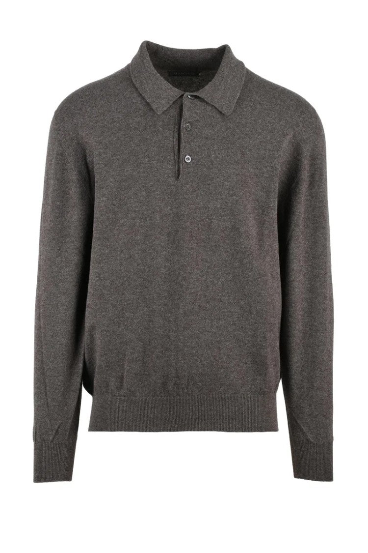 Hawico Cashmere Knit Polo - Brown