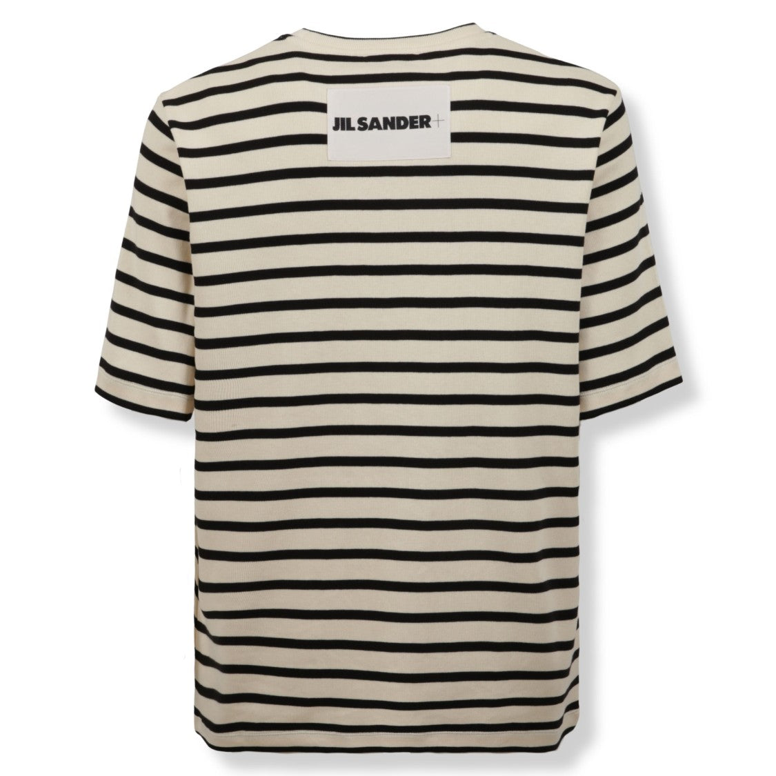 Jil Sander Oversized Striped T-Shirt With Logo Patch