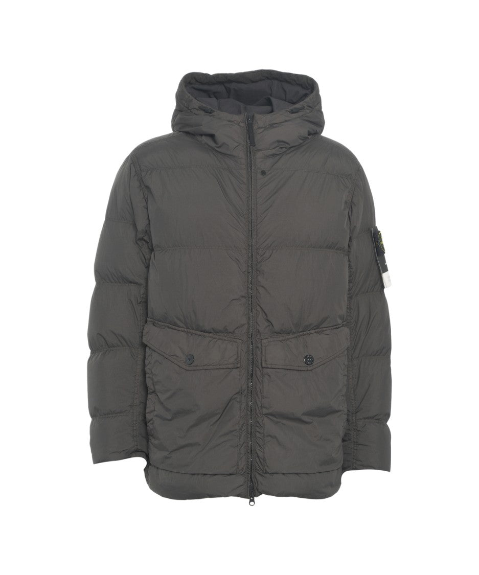 Stone Island Quilted Black Puffer Jacket