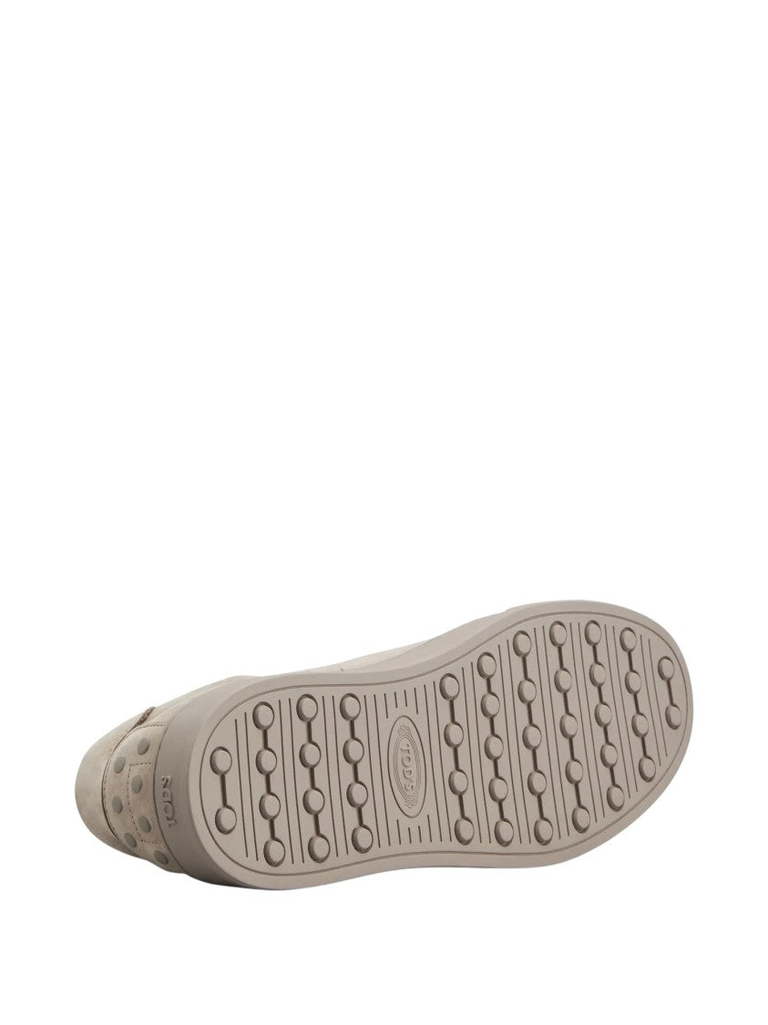 Tod's Smooth Leather Low-Top Sneakers With Unique Lacing System
