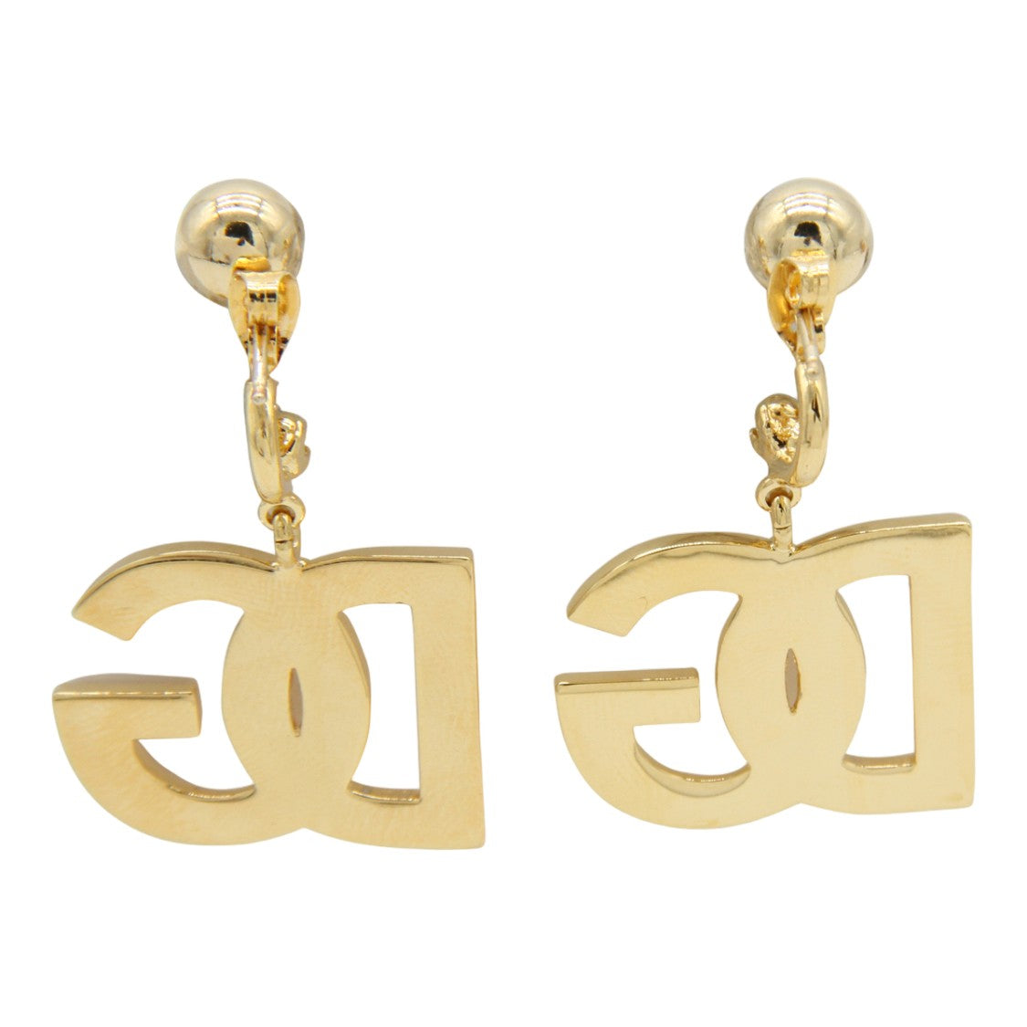 Dolce & Gabbana Bold Interlocking 'Dg' Logo Earrings