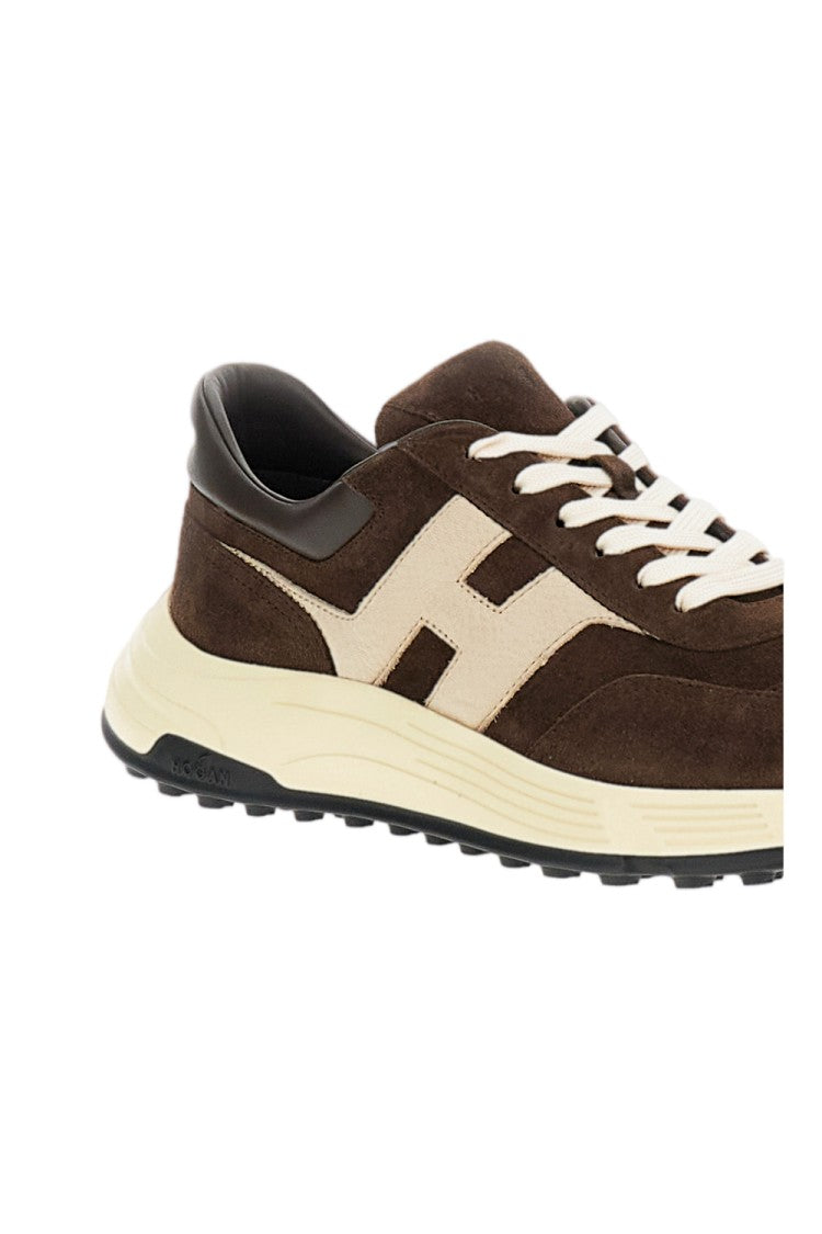 Hogan Red Hyperlight Allacciato H Nubuck Sneakers