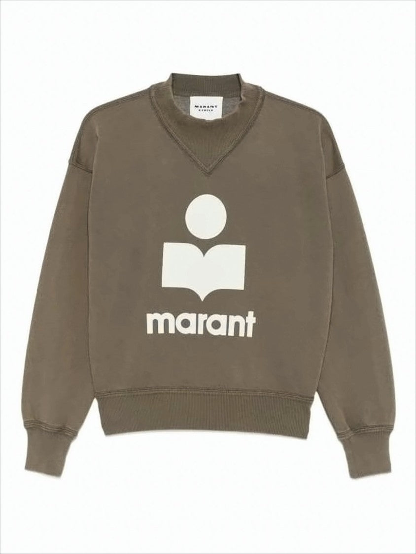 Isabel Marant Relaxed Fit Long-Sleeve Sweatshirt With Graphic Logo