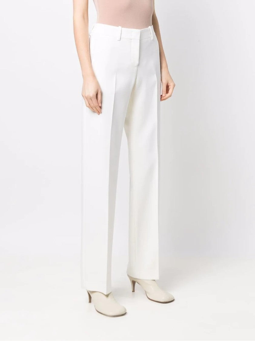 Ermanno Scervino Tailored High-Waist Trousers With Subtle Pleats