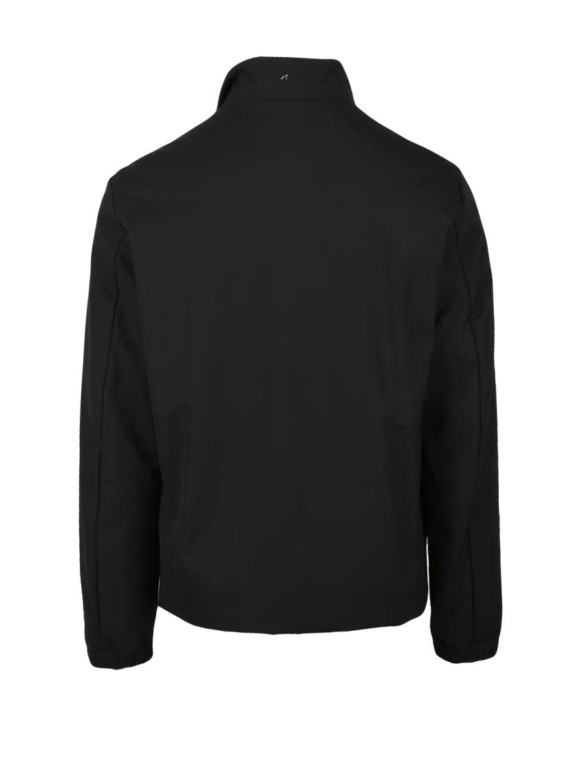 Paul & Shark Black Nylon Softshell Jacket