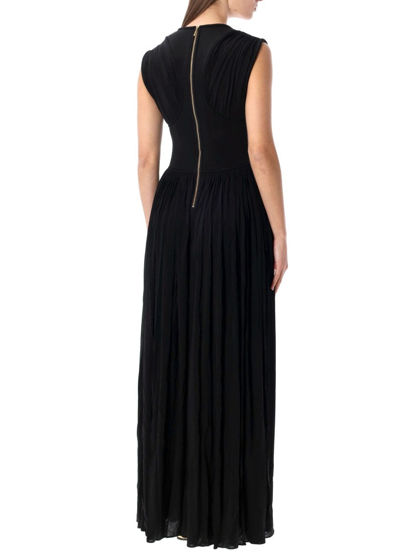 Zimmermann Hypnotic Ruched Plissee Maxi Dress