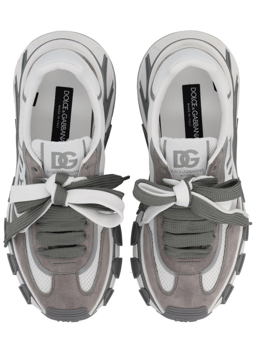 Dolce & Gabbana Neutrals Dg Country Road Layered Sneakers