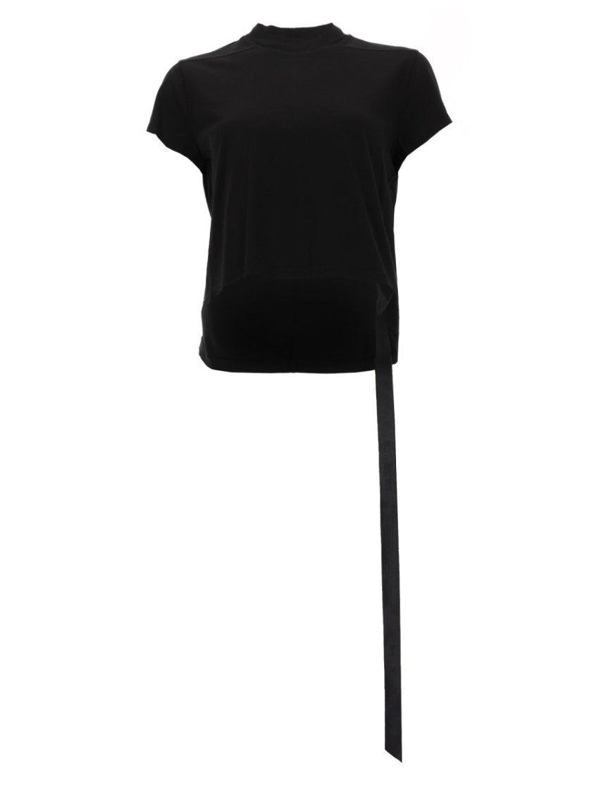 Drkshdw By Rick Owens Cropped Small Level T Cotton T-Shirt