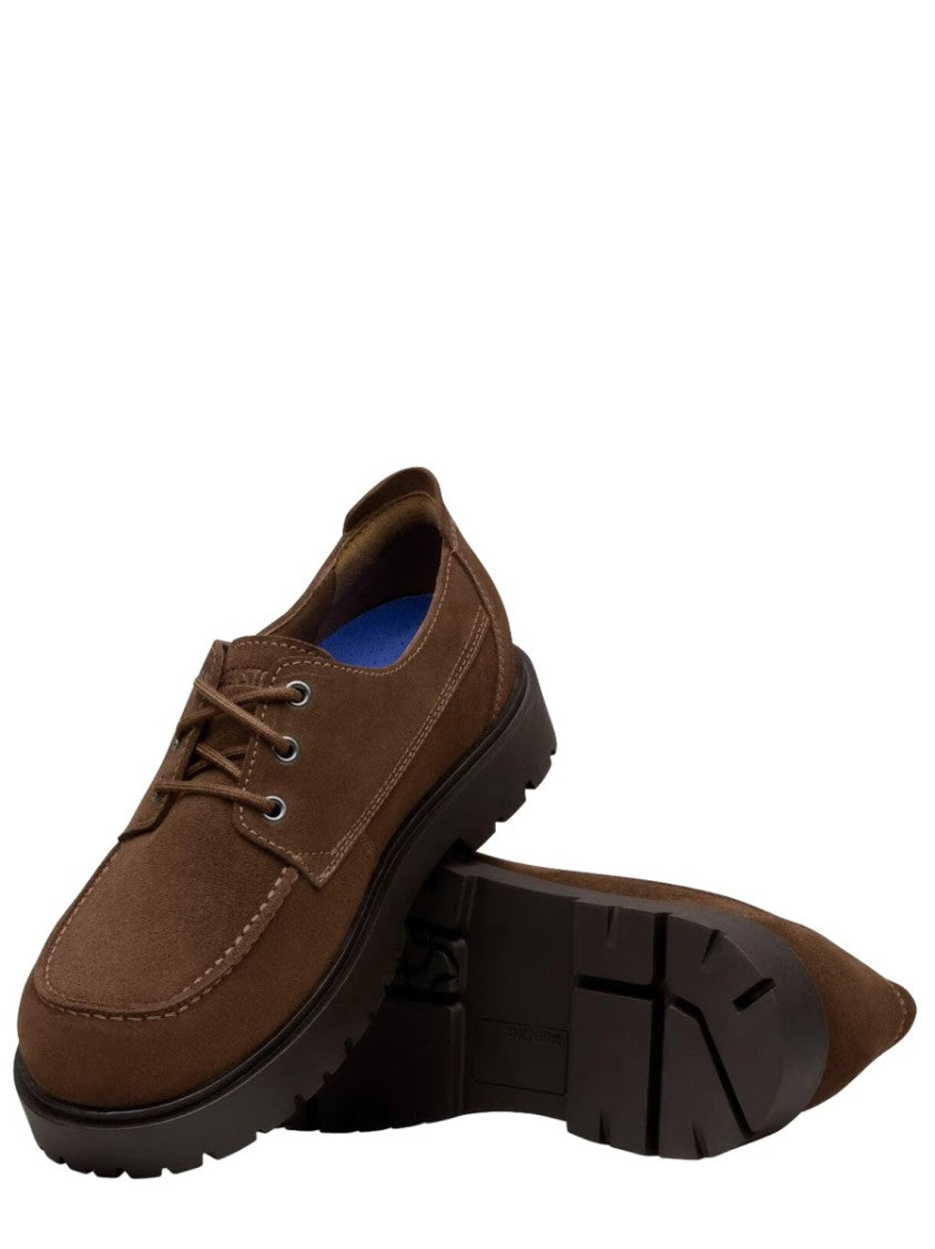 Birkenstock Brown Highwood Lace Low Moccasin Style Shoe
