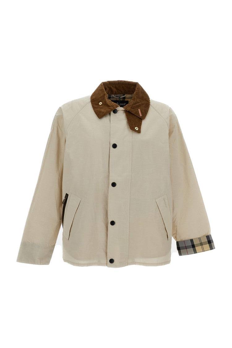 Barbour Transport Beige Cotton-Blend Jacket