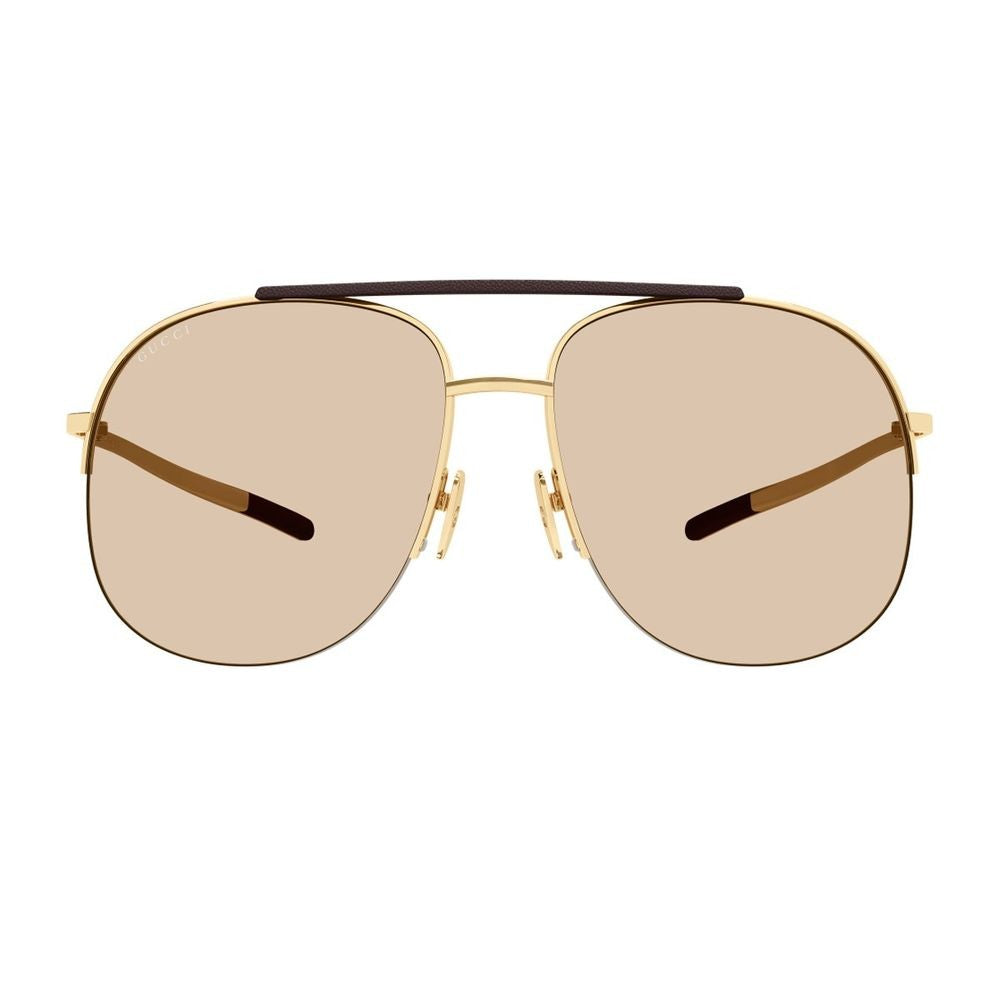 Gucci Gg2165s 002 Gold Brown Sunglasses