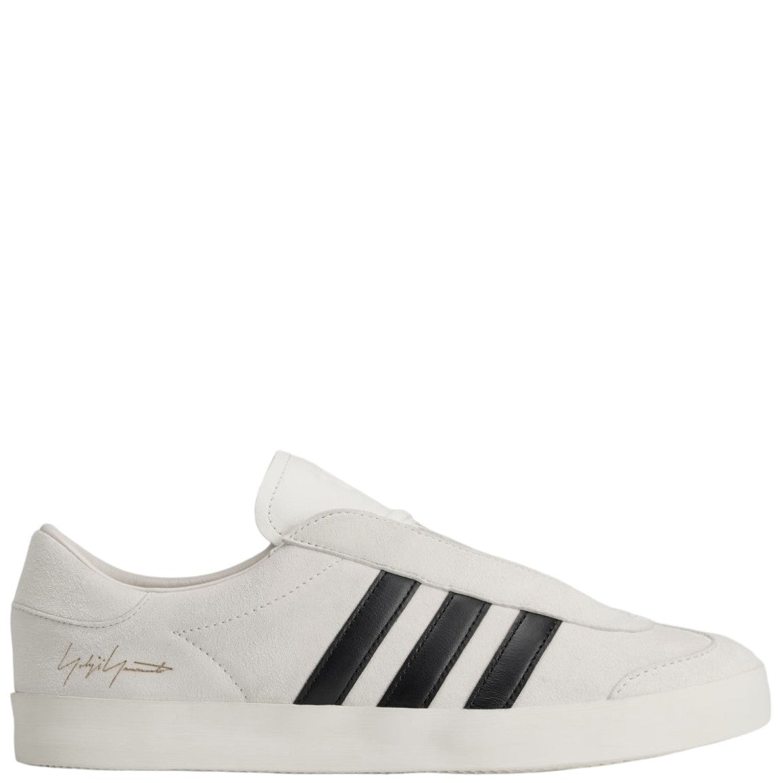 Y-3 Low-Top Suede Sneakers With Contrasting Stripes And Signature Detail