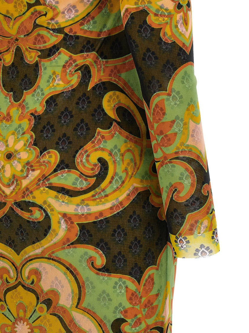 Etro Asymmetric Double Layer Dress